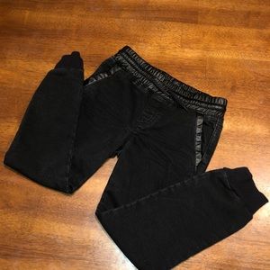 Epic Threads, boys jeans with faux leather size 6
